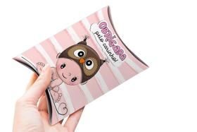 10 Caixinha Bebe Fofo Maternidade Chá Rifa - Menina Coruja