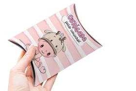 10 Caixinha Bebe Fofo Maternidade Chá Rifa - Menina Girafa