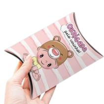 10 Caixinha Bebe Fofo Maternidade Chá Rifa - Menina Ursa