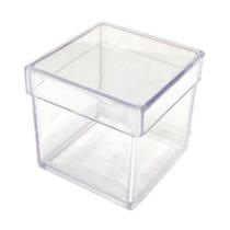 10 Caixinha transparetes 5x5cm Cristal Acrilico resistênte 10 Caixinha transparetes 5x5cm Cristal Acrilico resistênte