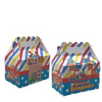 10 Caixinhas Festa Infantil Menino Brinquedos - 10 Maletinha