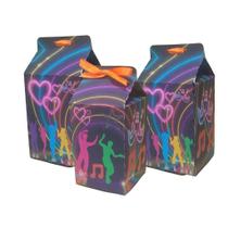 10 Caixinhas Neon Lembrancinha Festa - 10 Milk