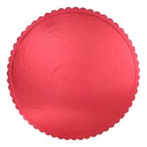 10 Cake Board/Base para Bolo Vermelho 35cm
