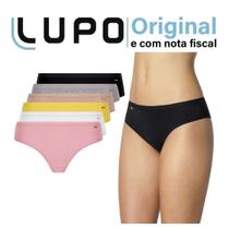 10 calcinhas lupo biquini algodão cotton loba conforto 40353