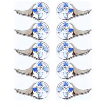10 Calotinha Calota Rodoar Estrela Azul Roda Caminhao Rodo Ar