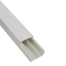 10 CANALETAS COM DIVISORIA E FITA DUPLA FACE 20X10X1000mm BRANCA