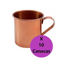 10 Caneca Moscow Mule Cobre Linha Premium 350ml