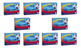 10 Canex Composto Vermifugo Cães Caixa 4 Comprimidos Ceva