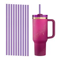 10 Canudo Para O Copo Da Barbie Compativel Reutilizavel 31cm 10 Canudo Para O Copo Da Barbie Compativel Reutilizavel 31cm