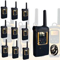 10 Capa Couro para Rádio comunicador RC4100 RC4102 10 Capa Couro para Rádio comunicador RC4100 RC4102