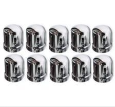 10 Capa De Porca Cromada Russa 32/33mm 10 Capa De Porca Cromada Russa 32/33mm