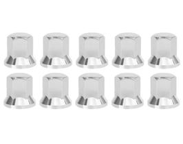 10 Capa De Porca Cromada Sextavada Lisa 30mm