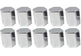 10 Capa De Porca Hungara Cromada Roda Caminhão 32mm 33mm 10 Capa De Porca Hungara Cromada Roda Caminhão 32mm 33mm
