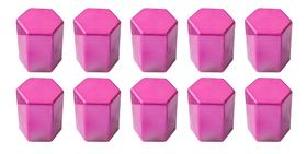10 Capa De Porca Hungara Rosa Metalizada Caminhão 32/33mm 10 Capa De Porca Hungara Rosa Metalizada Caminhão 32/33mm