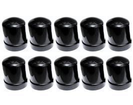 10 Capa de Porca Russa Black Preta Roda Caminhão 32/33mm