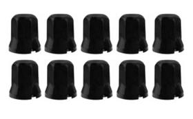 10 Capa De Porca Sextavada Preta Black 30mm