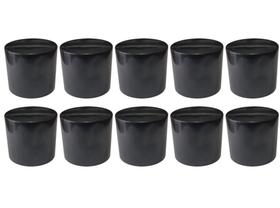 10 Capa Porca Grega Preta Mini Boliviana Caminhão 32/33mm