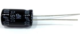 10 Capacitor Bipolar 22X100 - 22uf 100v para Driver Corneta