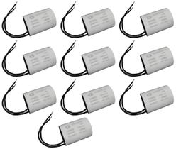 10 Capacitor de Partida 12uf 250vac Motor Portão Eletrônico Ppa Rossi Rcg Garen Peccinin