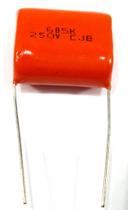 10 Capacitor Poliester 6m8 250v Para Driver de Titanium