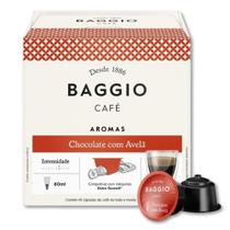 10 Cápsulas Café Baggio Aromas Chocolate e Avelã Dolce Gusto