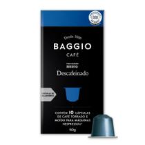 10 Cápsulas Café Baggio Descafeinado para Nespresso
