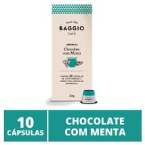 10 Cápsulas Para Nespresso - Café Baggio - Chocolate com Menta