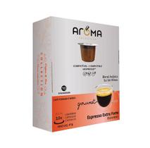10 Cápsulas Para Nespresso - Café Extra Forte - Cápsula Aroma