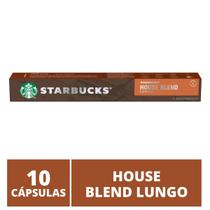 10 Cápsulas Starbucks Nespresso - House Blend Lungo - Cápsula Alumínio