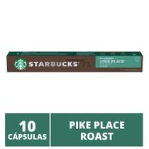 10 Cápsulas Starbucks Nespresso - Pike Place Roast - Cápsula Alumínio