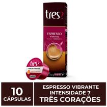 10 Cápsulas Três Corações, Café Vibrante (Intensidade 7)