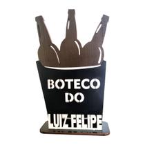 10 Centros de Mesa Boteco, Bar, Cerveja, Personalizado, MDF - Ecolaser