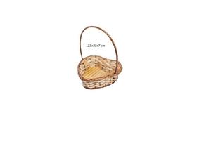 10 Cestas De Vime Coração Café Lanchonete Pães 21x07cm produto artesanal 10 Cestas De Vime Coração Café Lanchonete Pães 21x07cm produto artesanal