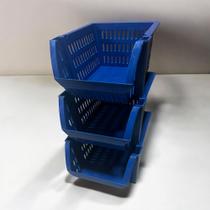 10 Cestos Organizadores Empilháveis Mini Cesto Perfeito para Armazenar Parafusos Produtos