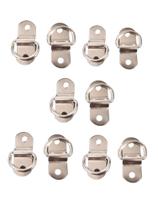 10 Chapa Pitão c/ Meia Argola de Tombar p/ Toldos Cortina.