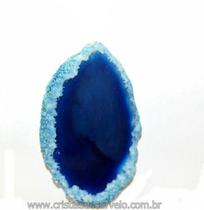 10 Chapas de Ágata Azul para Montagem de Colares e Pingentes - Atacado 10 Chapas de Ágata Azul para Montagem de Colares e Pingentes - Atacado