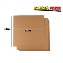 10 chapas de papelao Onda B (47x48cm) - Embala Forte