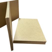 10 Chapas Recortdas MDF Cru 3mm 21cm x 27cm Para Artesanato