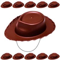 10 Chapéus Vaqueiro Cowboy Story Woody Atacado Lembrança Festa Sacola Surpresa