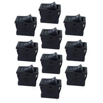 10 Chave Tic Tac Kdc Preta 3 Posições On Off On Kcd1 2 103 Gangorra Balança Alavanca 10a em 125v Ac 10 Chave Tic Tac Kdc Preta 3 Posições On Off On Kcd1 2 103 Gangorra Balança Alavanca 10a em 125v Ac