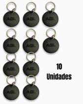 10 Chaveiro Digital Tag Agl Para Controle De Acesso