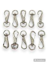 10 Chaveiro Mosquetão Presilha Para Pets E Toldos Cortina