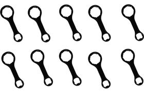 10 Chaves De Aperto Para Galão De 25l E 50litros Com 2 Bocas