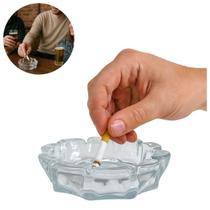 10 Cinzeiro de Vidro Redondo 13cm P/ Casa Bar e Restaurante