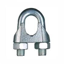 10 Clips Grampo P/ Cabo De Aço 1/4 6,5mm Galvanizado Starfer