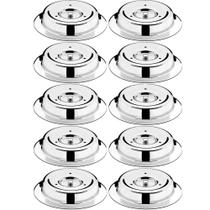 10 Cloche Tramontina Aço Inox 28cm Cúpula para Servir Tampa de Alimentos Restaurante