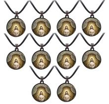 10 Colar Jesus Manietado Escapulario Lembrancinha Barato 10 Colar Jesus Manietado Escapulario Lembrancinha Barato