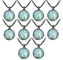 10 Colar Nossa Senhora Lourdes Escapulario Lembrancinha