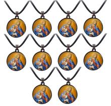10 Colar Nossa Senhora Rosario Escapulario Lembrancinha