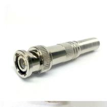 10 Conector Bnc Macho Com Mola Para Câmeras
